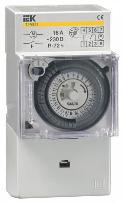 Таймер аналоговый ТЭМ-181 16А 230В на DIN-рейку IEK