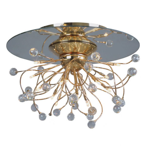 Потолочная люстра MW-Light Каскад 15*G4 в комплекте D500 H350мм