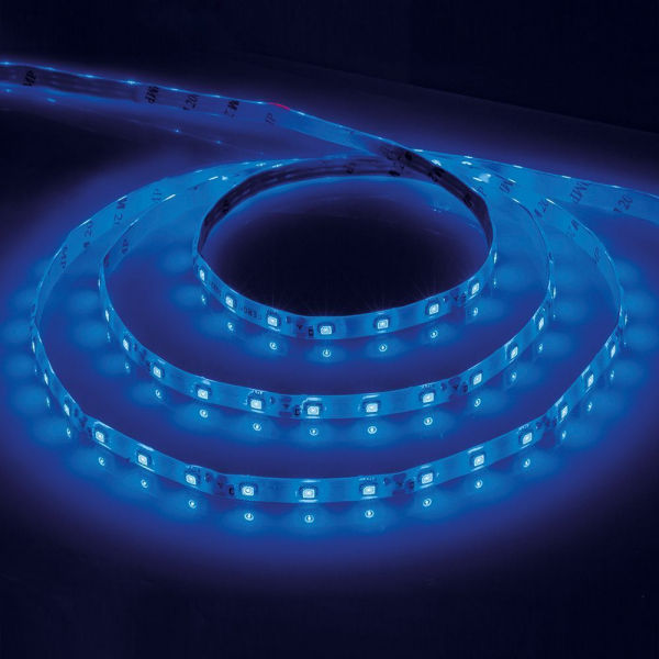 Cветодиодная LED лента Feron LS603, 60SMD(2835)/м 4.8Вт/м 5м IP20 12V синий