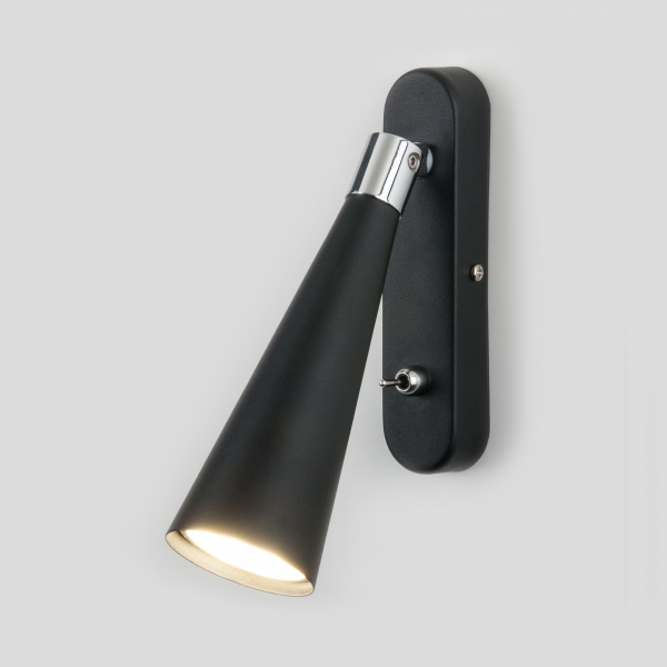 Настенный светильник Elektrostandard Horn GU10 SW MRL 1010 чёрный