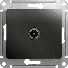 Механизм розетки TV Glossa 1DB оконечной антрацит SchE