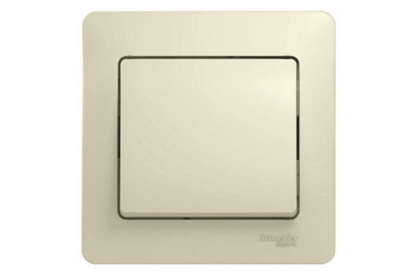 *Выключатель 1-кл. СП Glossa 10А IP20 10AX в сборе беж. SchE