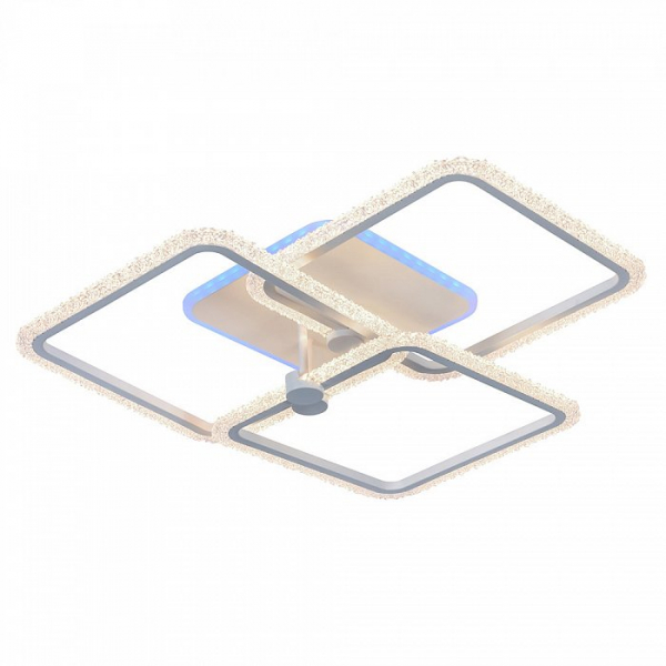 Люстра светодиодная Profit Light 8011/3 WHT 108W+10W RGB 3000-6000K пульт