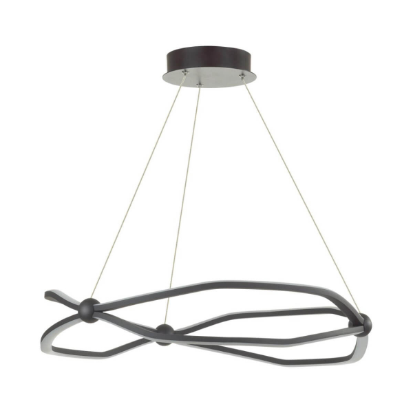 Люстра Odeon Light L-VISION LED 45W 4000K PORTA ODL23 черный матовый/металл/ПВХ
