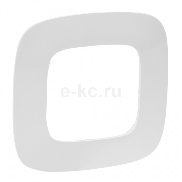 Рамка 1 пост белая универсальная VALENA ALLURE Leg