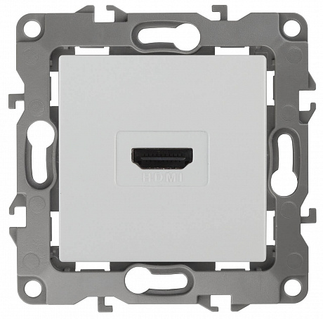 Розетка HDMI ЭРА 12-3114-01, IP20, Эра12, белый