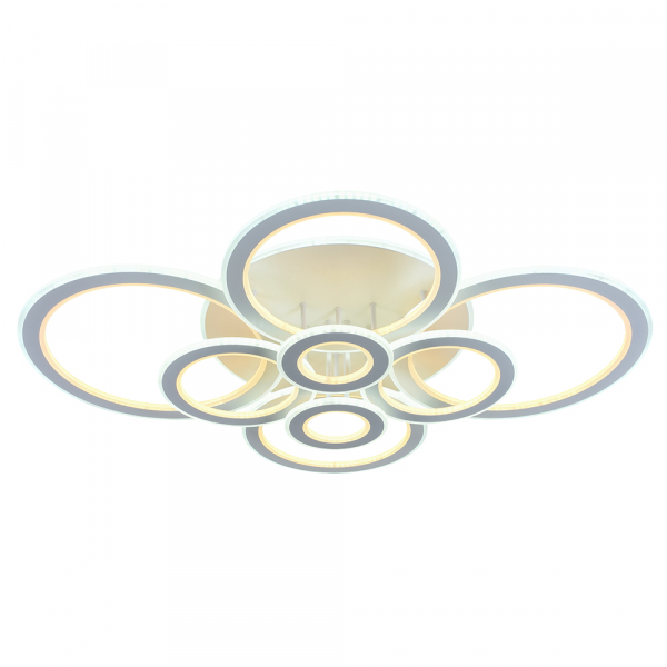 Люстра светодиодная Profit Light 8005/8 WHT 318W+252W BL+YL 3000-6000K пульт