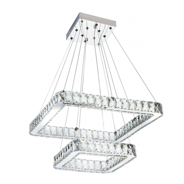 Подвесной светильник LED4U A055/50+30 хром 80Вт пульт 500*950мм