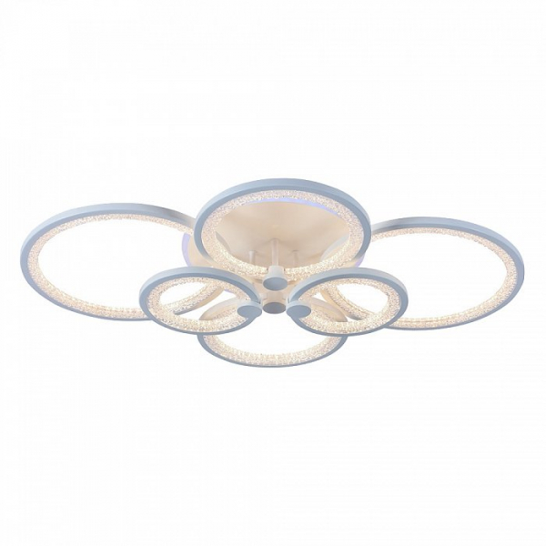 Люстра светодиодная Profit Light 8002/6 WHT 168W+8W RGB 3000-6000K пульт