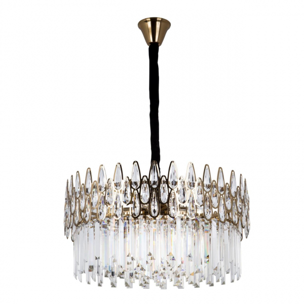 Подвесная люстра MODELUX ML.380.12 бронза 12*Е14 600*400-1000*600мм