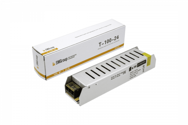 Блок питания компактный (узкий), 100 W, 24V, T-100-24 SWG