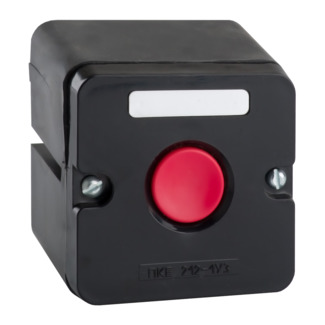 Пост кнопочный ПКЕ-212 1 У3 IP40 красн. кнопка КЭАЗ