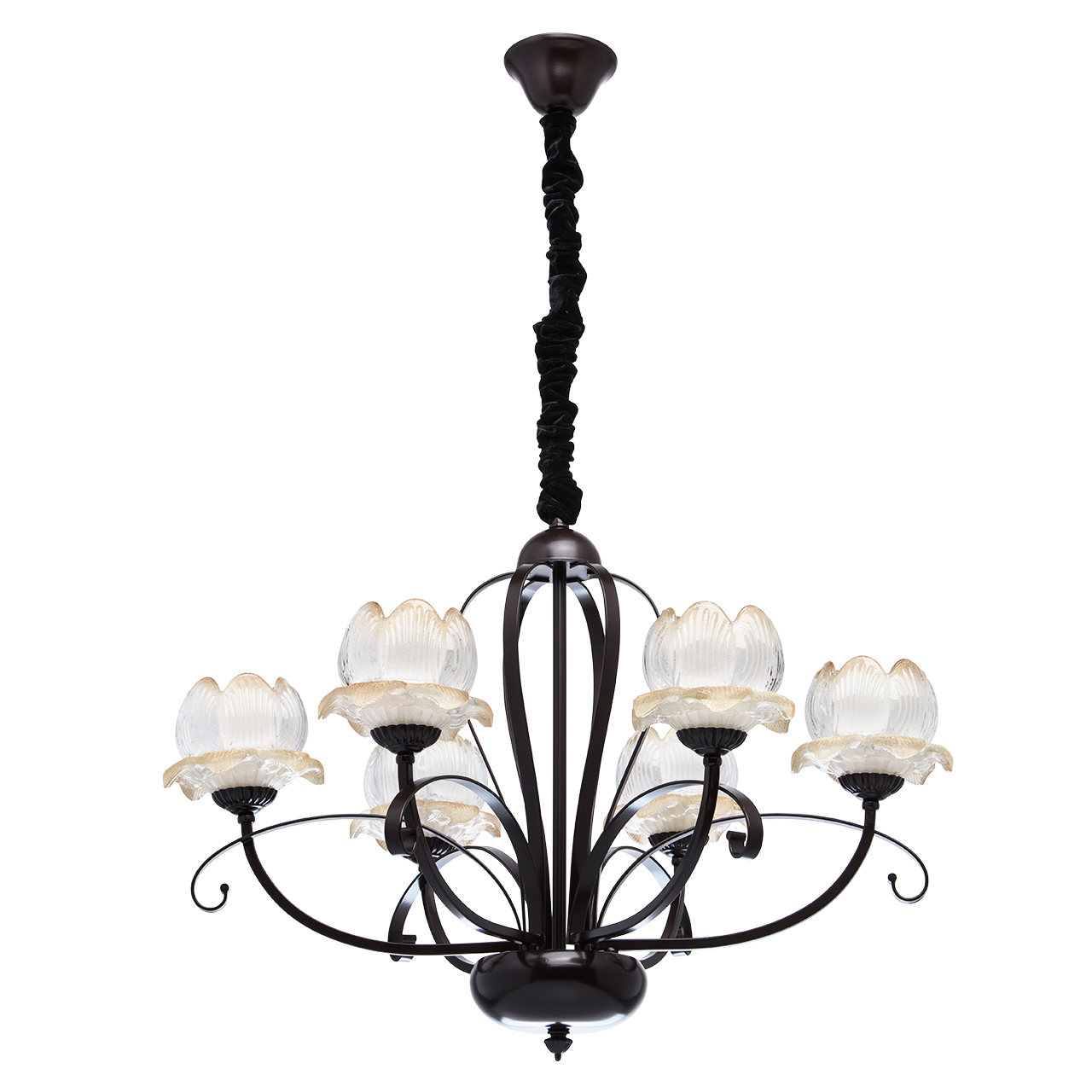 Подвесная люстра MW-Light Вирджиния 6*E14 2700K D720 H1320мм