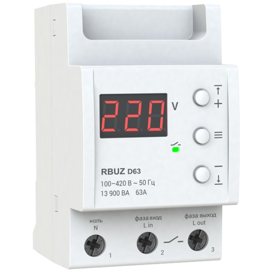 Реле напряжения RBUZ D63