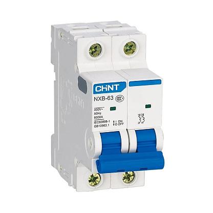 Выключатель автоматический модульный 2п C 25А 4.5кА NXB-63S (R) CHINT
