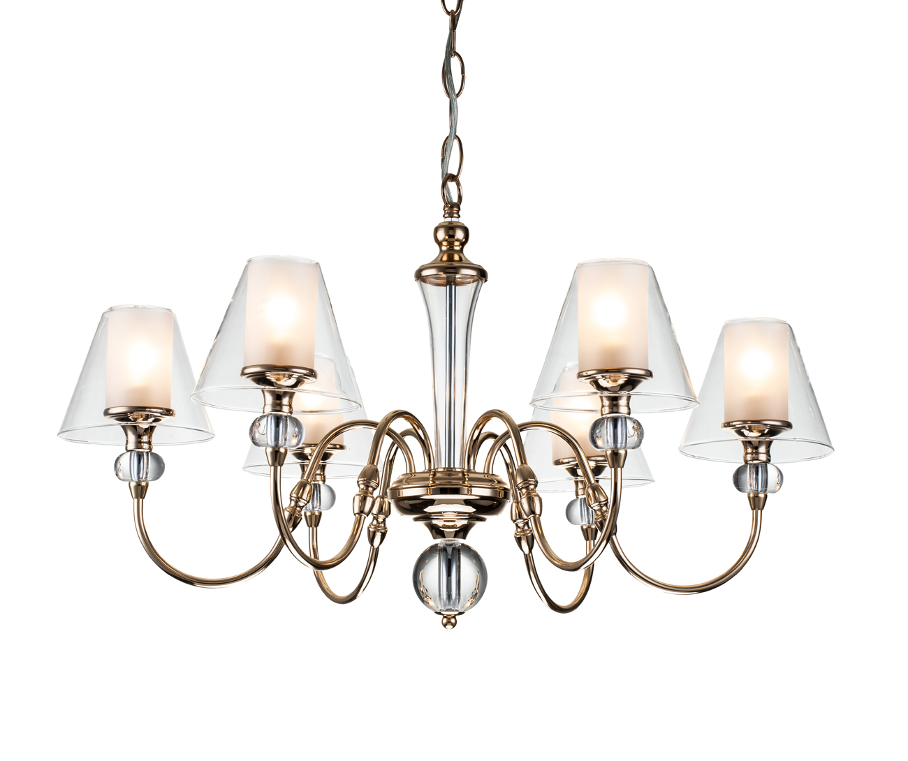 Подвесная люстра Escada Lyra 1131/6S 6*E14 Gold