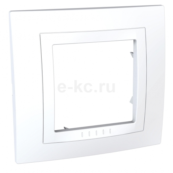 *Рамка 1-м Unica бел. SchE