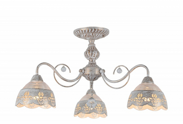 Люстра потолочная Escada 648/3PL 3*E14 600*600*360мм Antique White
