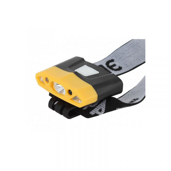 Фонарь GA-804 ЭРА налобный серия "Практик" [3Вт led + 2 SMD, 3,7 V Li аккум, сенсерное включение, б