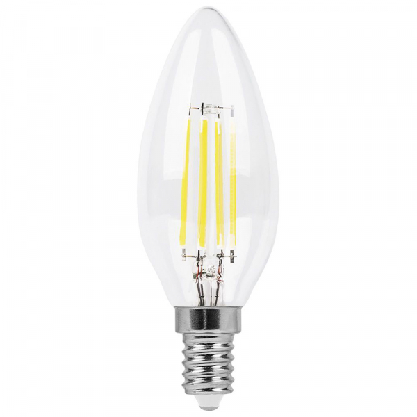 Лампа филаментная светодиодная Feron LB-713 Свеча E14 11W 6400K