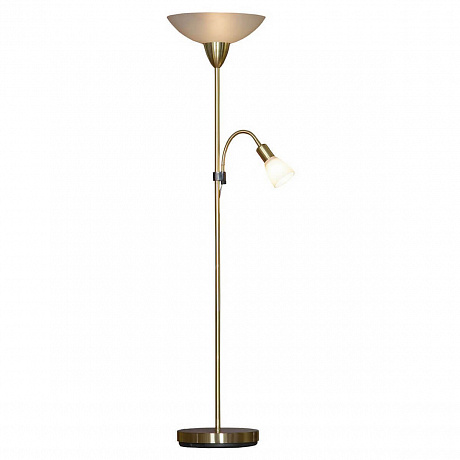 Торшер Lussole Isabella LSP-0018 E27+E14 золото