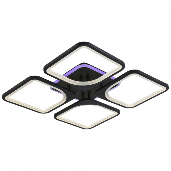 Потолочная светодиодная люстра Profit Light 8057/4 GRP 136W+10W RGB пульт