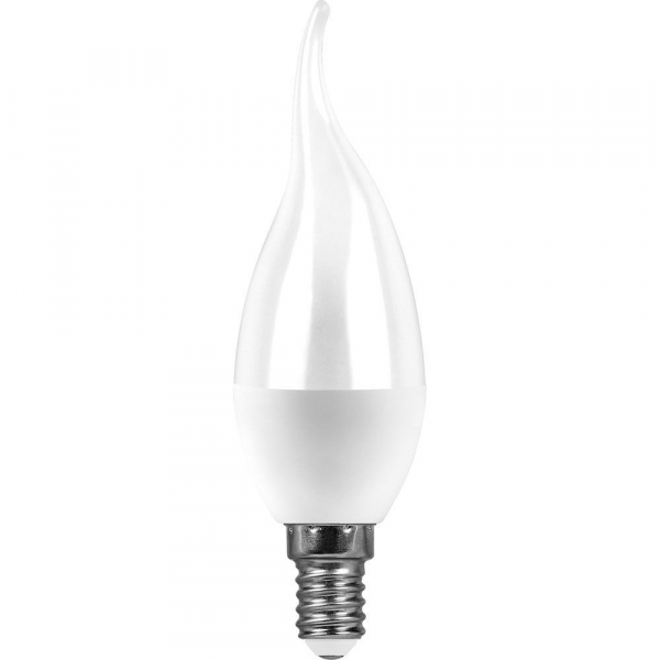 Лампа светодиодная SAFFIT SBC3711 Свеча на ветру E14 11W 6400K