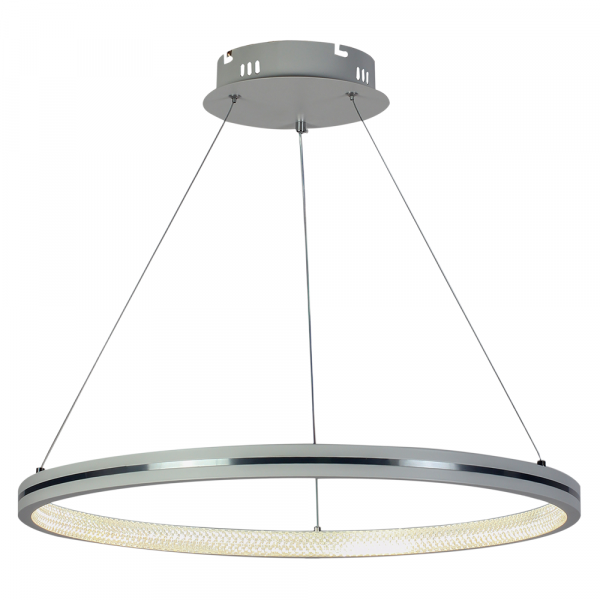 Подвесная светодиодная люстра ProfitLight 6041/1 WHT 68W 3000-6000K 4700lm пульт
