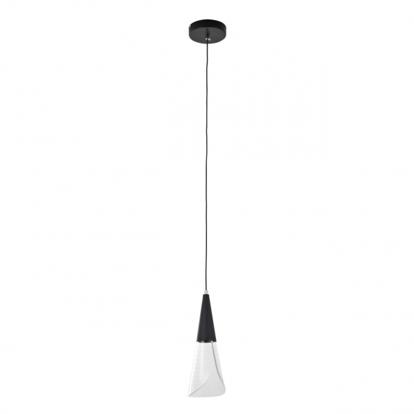 Подвесной светильник LED4U L7106-1 BK 7Вт 350-1050*120мм