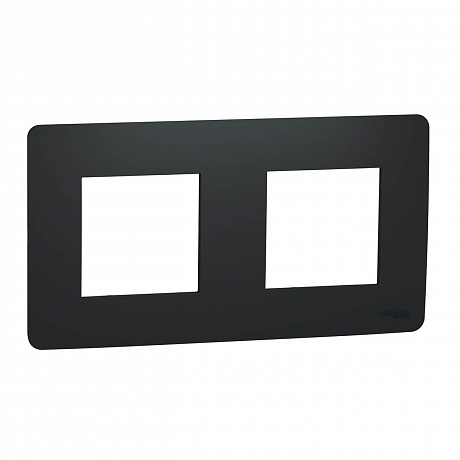 *Рамка 2-м UNICA STUDIO антрацит SchE