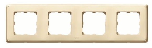 *Рамка 4 поста слоновая кость Legrand CARIVA 