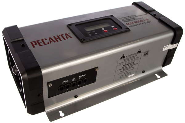 Стабилизатор напряжения РЕСАНТА АСН-6000/1-И (инверторного типа)