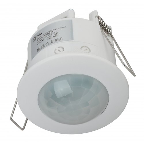 Датчик движения MD 018 ЭРА белый, 1200Вт, 360 гр.,6М, IP20