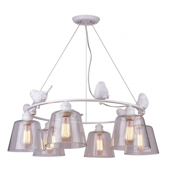 Подвесная люстра Arte Lamp Passero A4289LM-6WH 6*E27
