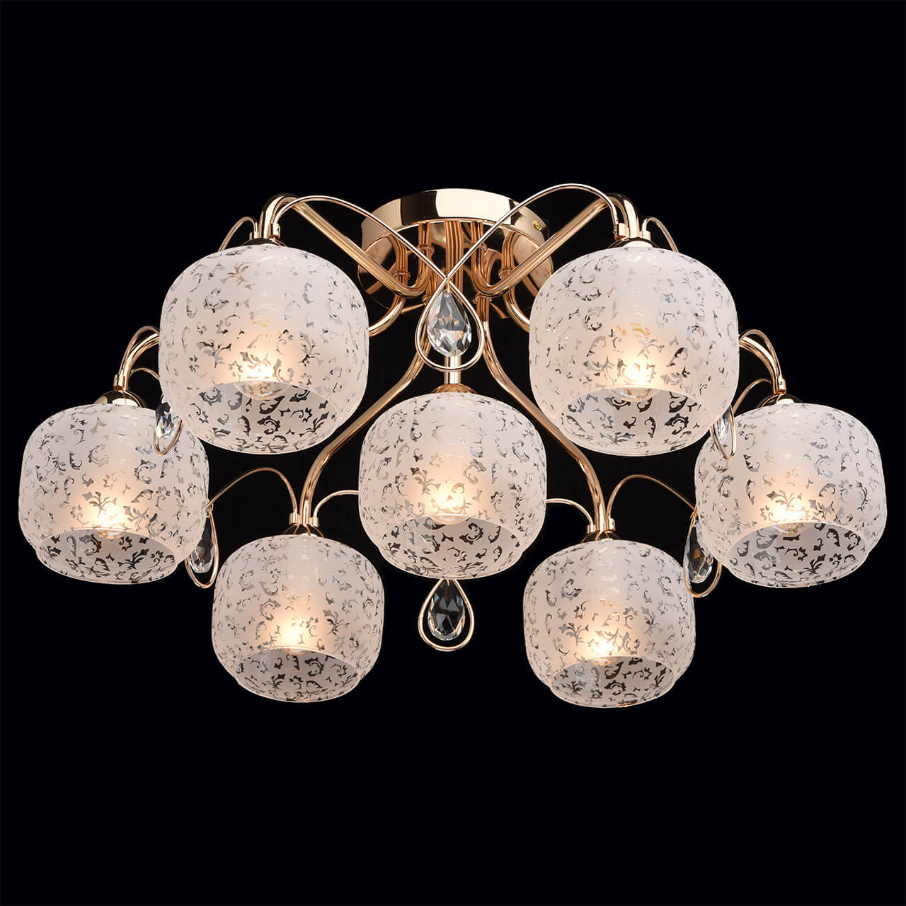 Потолочная люстра MW-Light Грация 7*E14 D600 H250мм