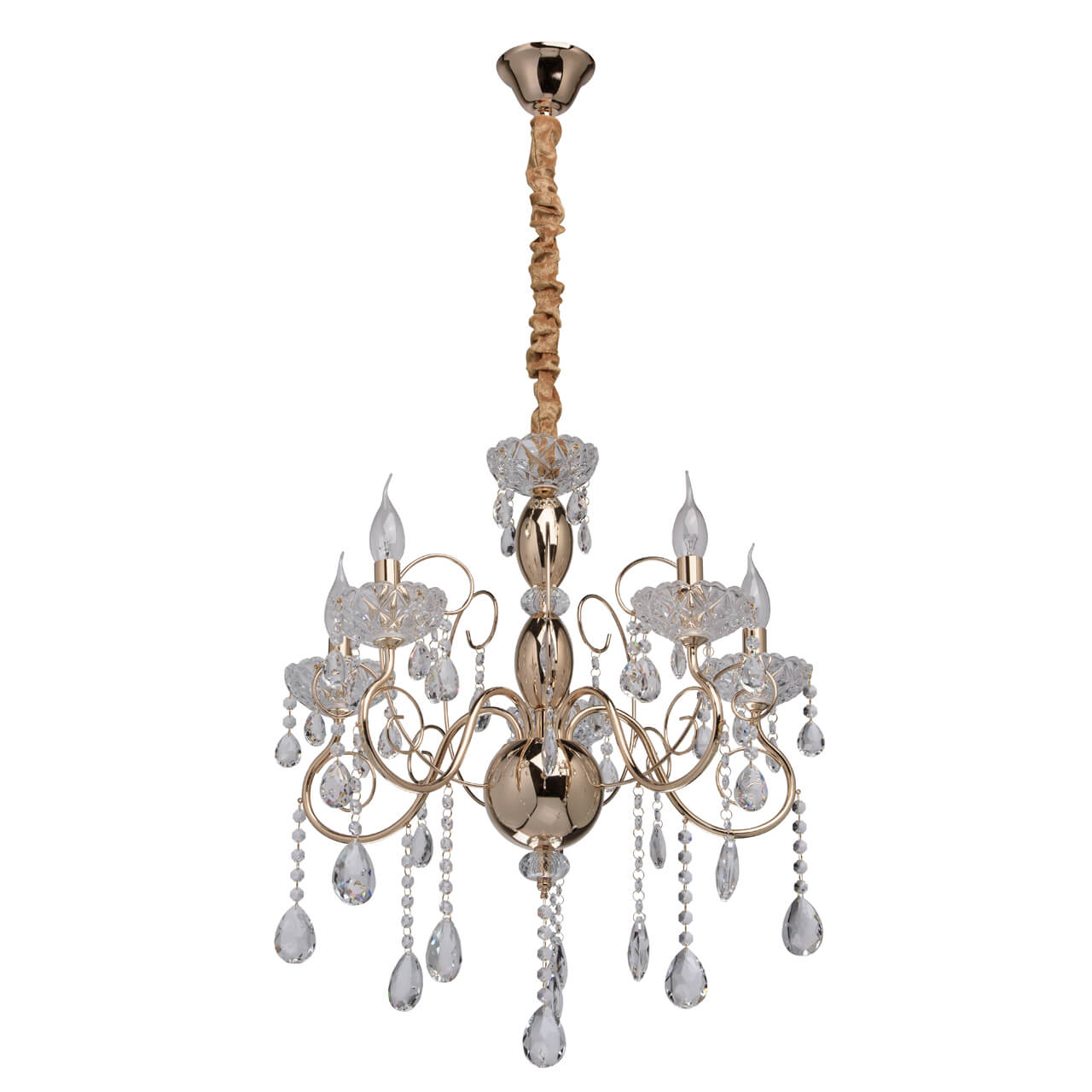 Подвесная люстра MW-Light Адель 3 5*E14 D670 H1030