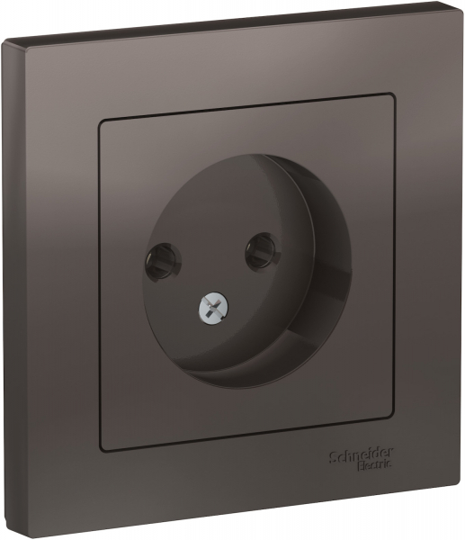 *Механизм розетки 1-м СП ATLAS DESIGN без заземл. 16А мокко SchE