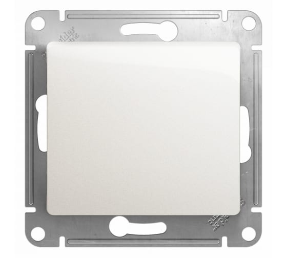 Механизм выключателя 1-кл. СП GLOSSA 10А IP20 10AX перламутр SchE