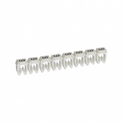 Маркер каб. 1.5-2.5кв.мм CAB3 "9" бел. (уп.1200шт) Leg