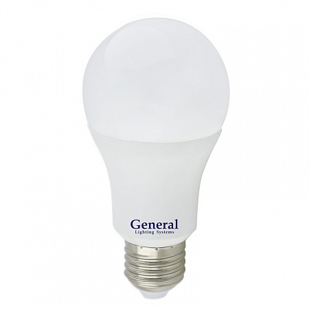 Лампа General "Груша" GLDEN-WA60-20Вт-230-E27-6500К угол 270 