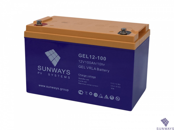 Батарея аккумуляторная SUNWAYS GEL 12-100