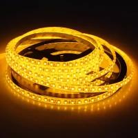 Лента светодиодная 2835 120led Yellow 12V IP33 9.6Вт/м желтая