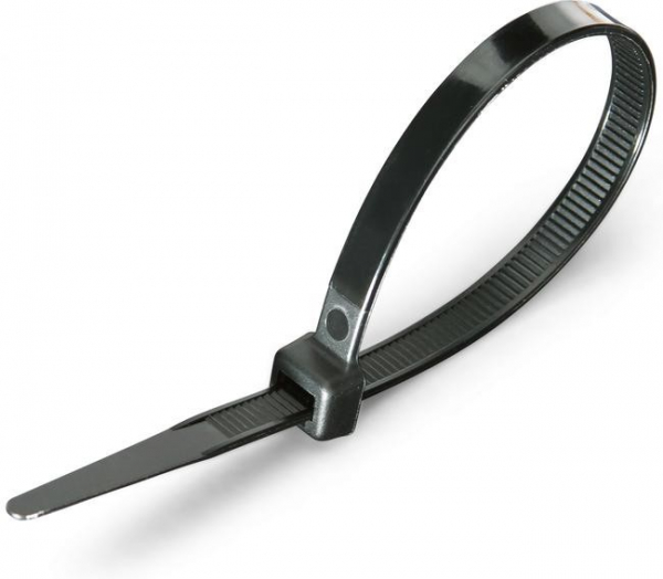 Стяжки нейлоновые КСС 8*300 (ч) (100шт.) Fortisflex 50253