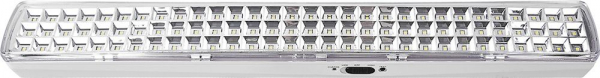 Светильник аккумуляторный Feron, 90LED DC, белый, EL126, 500*65*35мм
