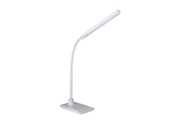 Camelion KD-792 C01 белый LED(Свет-к настольн.,6 Вт,230В, сенсорн.вкл-е, 4 ур. ярк,4000К)