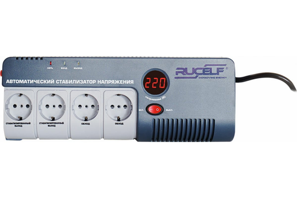 Стабилизатор напряжения релейный RUCELF SRW-500-D