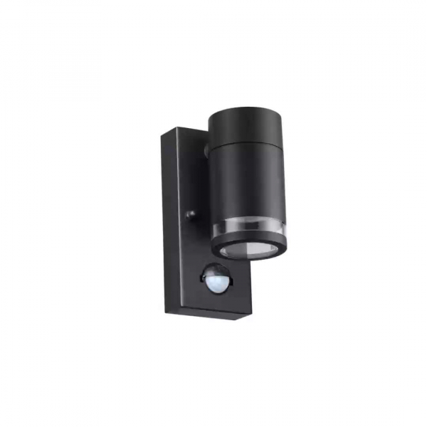 Настенный св-к IP44 LED GU10 7 W6605/1W HIGHTECH ODL23 563 черный/металл/пвх стойкий к УФ излучению