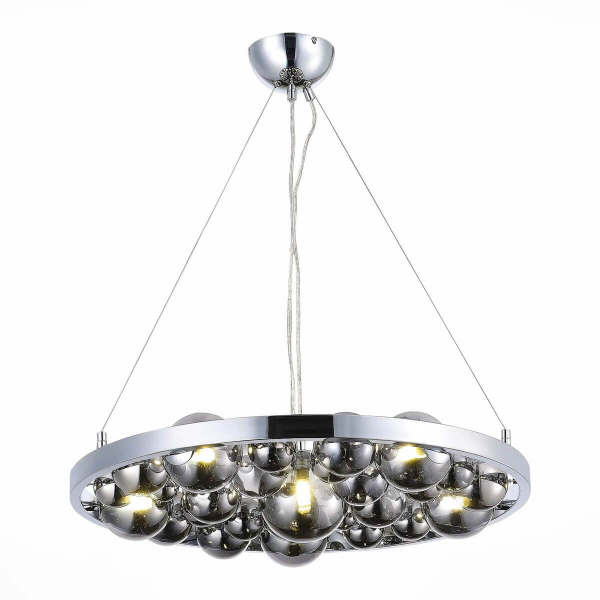 Люстра подвесная хром/дымчатый G9 6х5W ST Luce SL1510.103.06