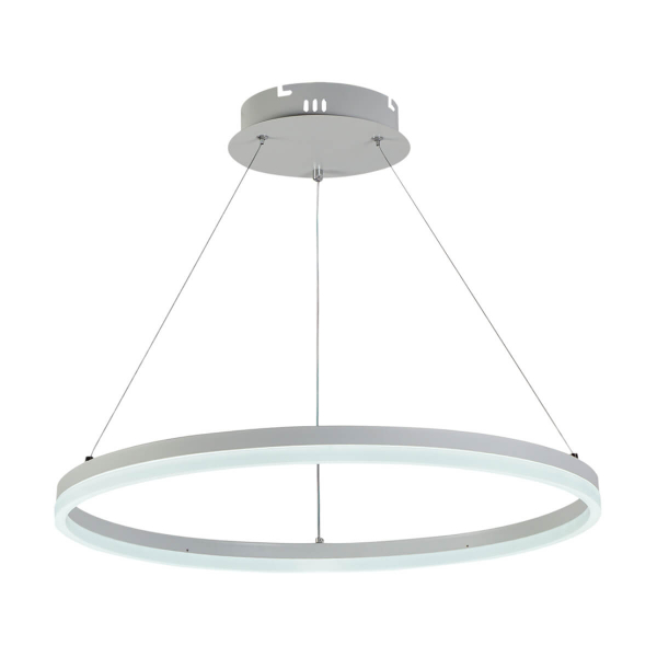Подвесная светодиодная люстра ProfitLight 6035/1 WHT 70W пульт ДУ