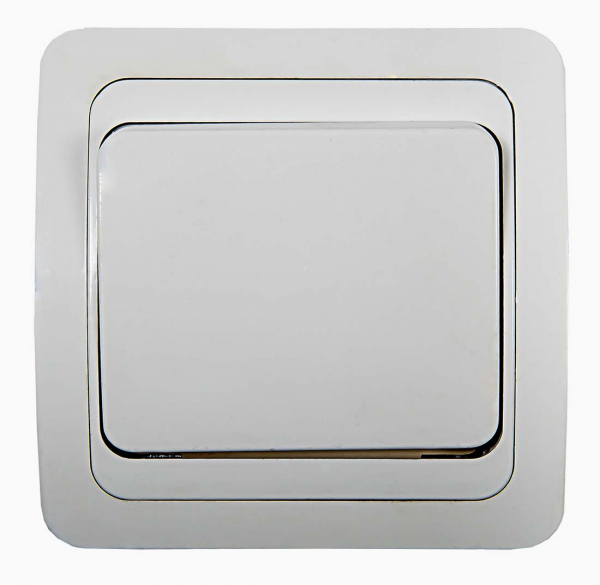 Выключатель 1-кл. СП Classico 10А IP20 2021 бел. ASD / IN HOME